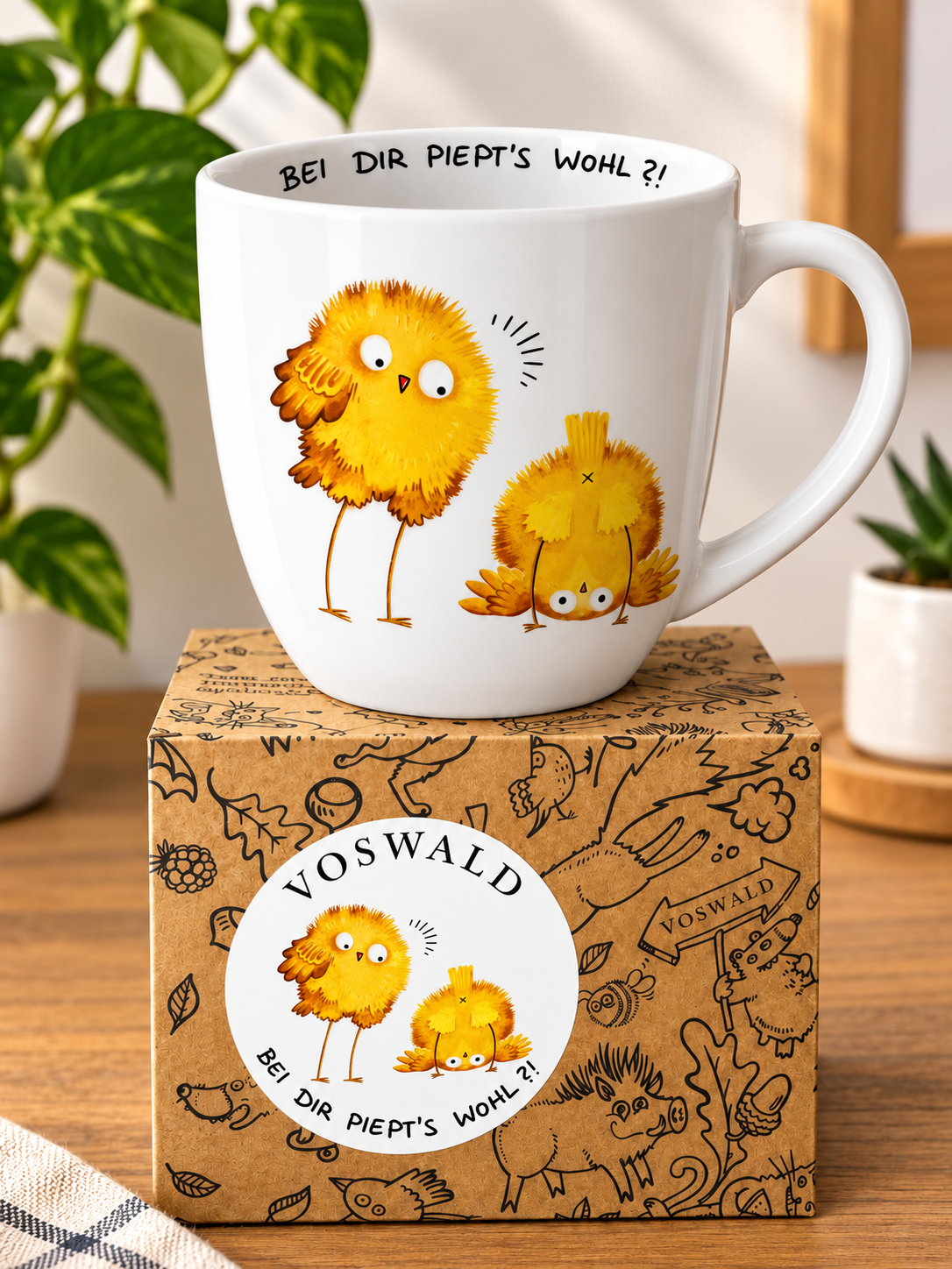 Tasse »Bei dir piept's wohl?!«