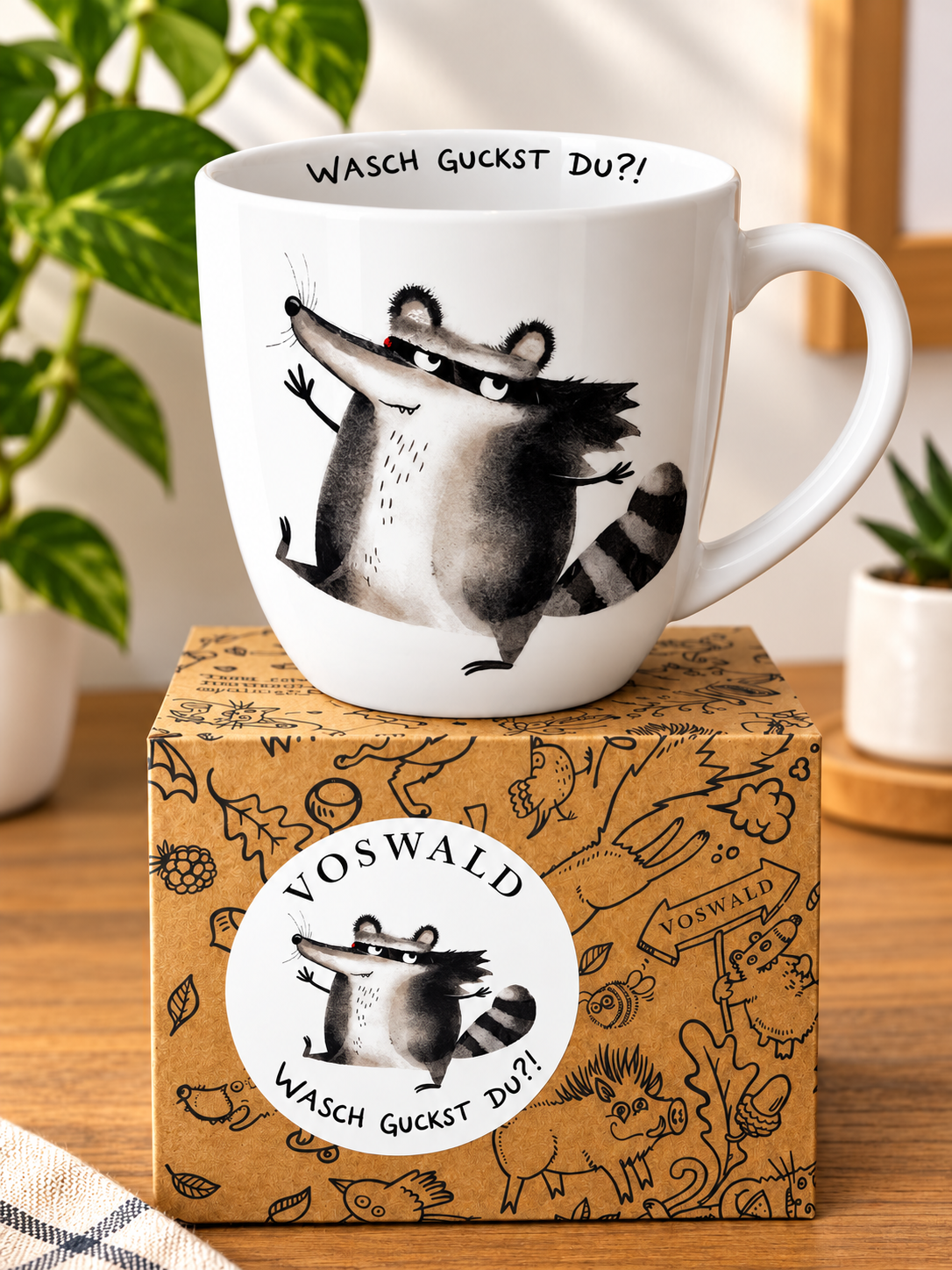 Tasse »Wasch guckst du?!«
