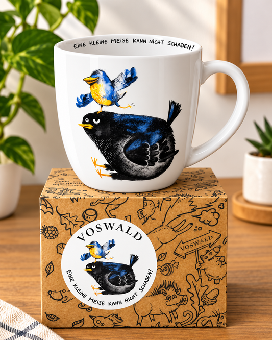 Tasse »Eine kleine Meise kann nicht schaden.«